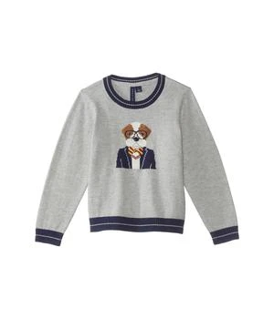 Janie and Jack | Bulldog Sweater (Toddler/Little Kids/Big Kids) 7.4折