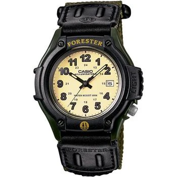 Casio | 卡西欧 Forester 复古森林人 日期显示 防水石英手表-绿色,商家Macy's,价格¥177