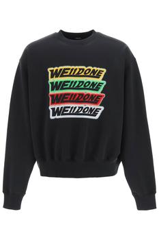 we11done卫衣推荐, We11done | We11done multicolor logo sweatshirt商品图片 5.3折