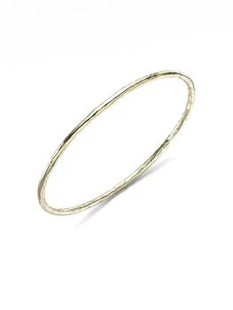 Ippolita | Classico Thin 18K Yellow Gold Hammered Bangle Bracelet,商家Saks Fifth Avenue,价格¥9551