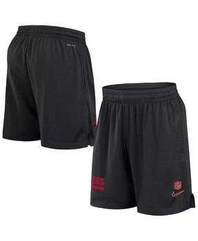 NIKE | Men's Black San Francisco 49ers 2024 Sideline Performance Mesh Shorts,商家Macy's,价格¥337