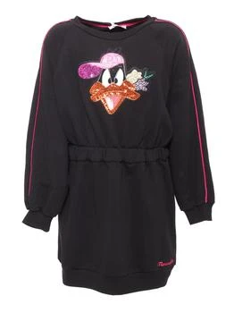 MONNALISA | Monnalisa X Looney Tunes Long-Sleeved Crewneck Dress 5.7折起