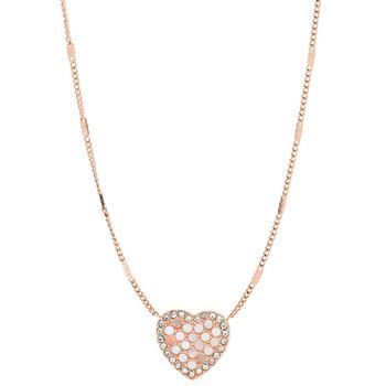 推荐Val Mosaic Heart Stainless Steel Necklace商品