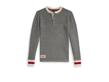 Ralph Lauren | Waffle-Knit Cotton Henley Shirt (Big Kid),商家Zappos,价格¥437