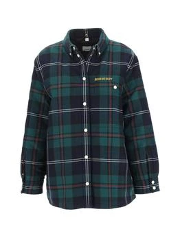 Burberry | Burberry Checked Long-Sleeved Shirt 4.7折