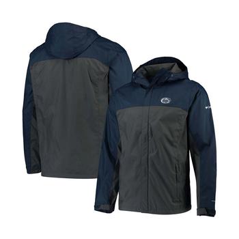 推荐Men's Navy, Charcoal Penn State Nittany Lions Glennaker Storm Full-Zip Jacket商品
