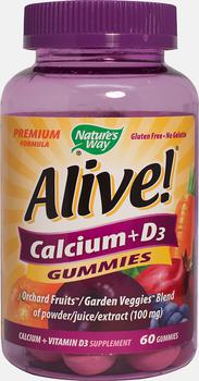 推荐Mineral Supplements: Alive!® Calcium + D³ Gummies商品