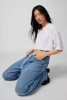 推荐UO Brayden Cropped Notch Neck Tee商品