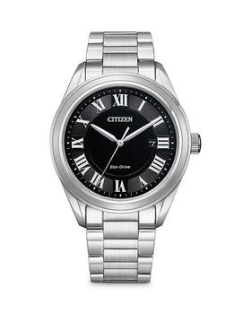 商品Citizen | Arezzo Men's Stainless Steel Bracelet Watch, 40mm,商家Bloomingdale's,价格¥2277图片