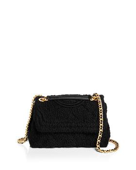 tory burch fleming真假, Tory Burch | Fleming Small Soft Boucle Convertible Crossbody商品图片 7折, 独家减免邮费