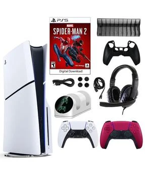 SONY | PS5 Spider Man 2 Console with Extra Red Dualsense Controller and Accessories Kit,商家Bloomingdale's,价格¥6061