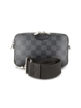 [二手商品] Louis Vuitton | Damier Graphite Canvas Crossbody Bag 