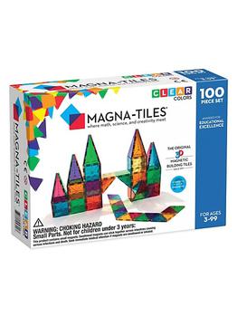 商品Magna-Tiles | Magna-Tiles Clear Colors 100-Piece Set,商家Saks Fifth Avenue,价格¥890图片