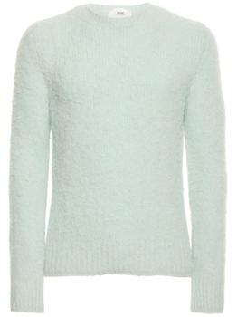 推荐Brushed Wool & Alpaca Crewneck Sweater商品