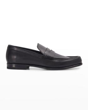 推荐Men's Mason Leather Penny Loafers商品