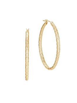 商品John Hardy | Classic Chain 18K Yellow Gold Hoop Earrings,商家Saks Fifth Avenue,价格¥19540图片