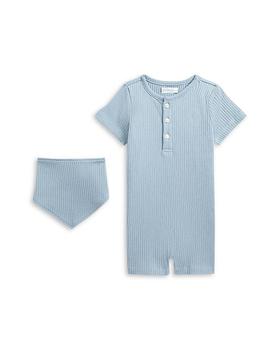 商品Ralph Lauren | Boys' Ribbed Cotton Shortall & Bib Set - Baby,商家Bloomingdale's,价格¥174图片