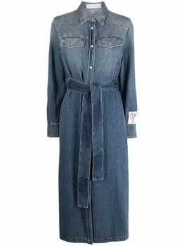 推荐Blue Denim Maxi Dress商品