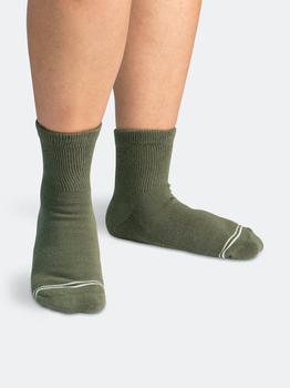 推荐Cushioned Socks | Comfy Quarter Crew | Eucalyptus商品
