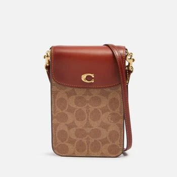 推荐Coach Signature C Coated Canvas Crossbody Phone Bag商品