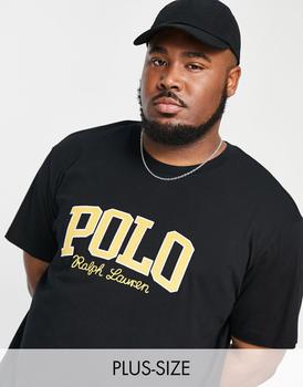 Ralph Lauren | Polo Ralph Lauren Big & Tall large logo t-shirt in black商品图片,