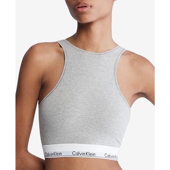 商品Calvin Klein | Women's Modern Cotton Unlined Longline Bralette QF7214,商家Macy's,价格¥188图片
