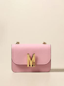 推荐Moschino Couture leather bag with logo商品