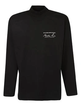 推荐Martine Rose Logo Printed Long-Sleeved T-Shirt商品
