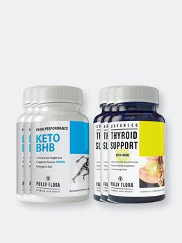 商品Totally Products | Fully Flora Keto BHB and Thyroid Support Combo Pack,商家Verishop,价格¥403图片