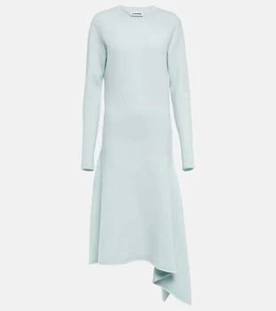 Jil Sander | 羊毛中长连衣裙 6.9折, 满$328享8折, 独家减免邮费, 满折