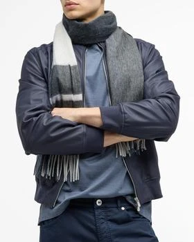 推荐Men's Arran Cashmere Scarf商品