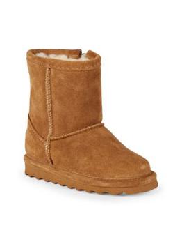 商品Bearpaw | Kid's Elle Faux Fur-Lined Suede Boots,商家Saks OFF 5TH,价格¥201图片