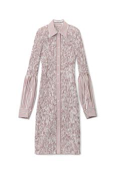 亚历山大王 连衣裙, Alexander Wang | SMOCKED STRIPED DRESS IN COTTON POPLIN商品图片 