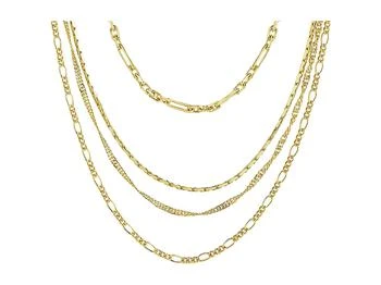 Sterling Forever | Simple Layered Chains Necklace 