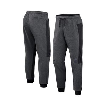 NIKE | Men's Heathered Gray, Black Colorado Rockies Authentic Collection Flux Performance Jogger Pants商品图片,