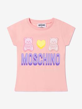 商品Moschino | Moschino Pink Girls Cotton Toy Candies Logo T-Shirt,商家Childsplay Clothing,价格¥689图片