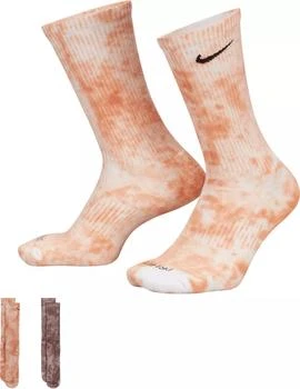 推荐Nike Everyday Plus Cushioned Tie-Dye Crew Socks - 2 Pack商品