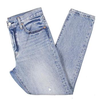 商品Levi's Womens 501 Destructed Button Fly Skinny Jeans图片