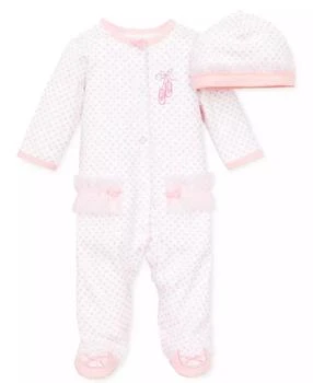 Little Me | Baby Girls Ballerina Coverall with Matching Hat, 2 Piece Set,商家Macy's,价格¥100