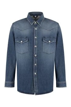 Burberry | Burberry Denim Shirt,商家Baltini,价格¥5577