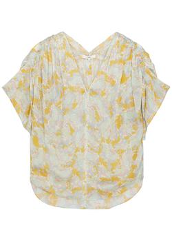 vince真丝, Vince | Floral-print silk-georgette blouse商品图片 