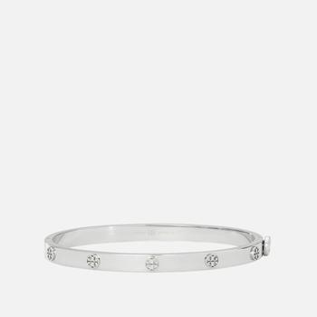 tory burch miller, Tory Burch | Tory Burch Women's Miller Stud 5Mm Hinge Bracelet - Tory Silver商品图片 