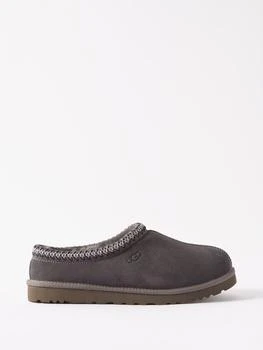 推荐Tasman shearling-lined suede slippers商品