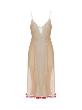 Fendi | Fendi Ruffled Buckle-Detailed Mini Dress商品图片,7.1折起×额外9折, 额外九折