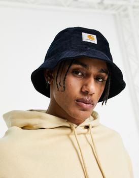 卡哈特帽子, Carhartt | Carhartt WIP corduroy bucket hat in navy商品图片 