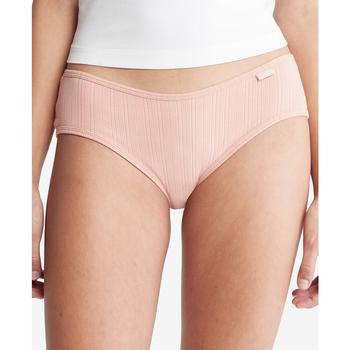 商品Calvin Klein | Women's Ribbed Hipster Underwear QD3924,商家Macy's,价格¥65图片