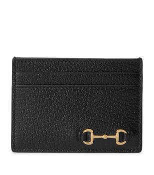 Gucci | Leather Horsebit Card Holder商品图片,独家减免邮费