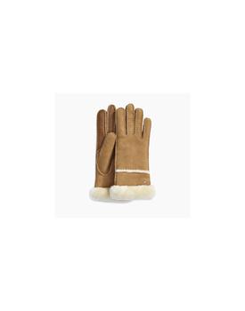 ugg手套, UGG | Ugg Sheepskin Seamed Tech Gloves S, Colour: Chestnut商品图片 