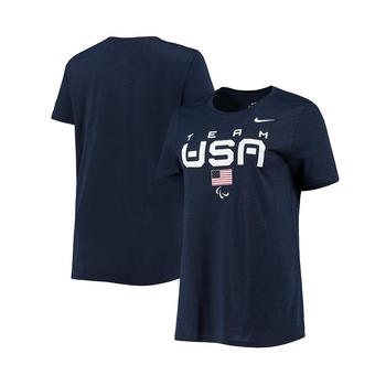 美国nike, NIKE | Women's Navy U.S. Paralympics Legend Performance T-shirt商品图片 