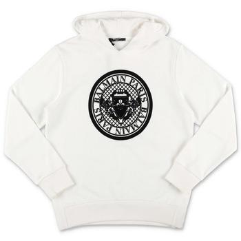 Balmain是什么牌子, Balmain | Balmain Kids Logo Sleeved Logo Printed Hoodie商品图片 8.1折